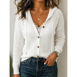 Cardigan Automne Blanc Femme