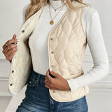 Gabrielle | Gilet Sans Manches Matelassé & Style Bomber