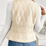 Gabrielle | Gilet Sans Manches Matelassé & Style Bomber