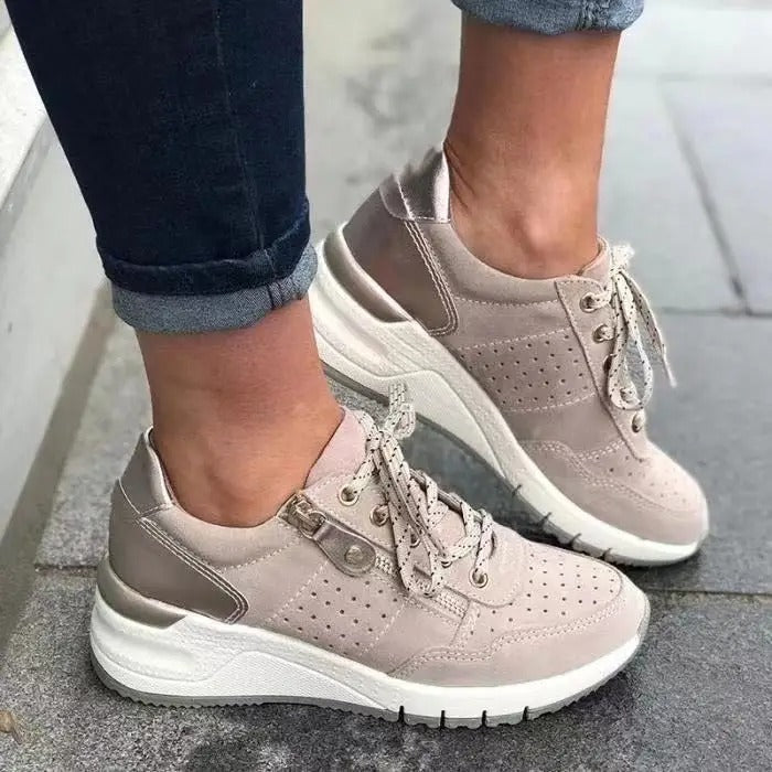 Baskets Confortables Respirantes Semelle Épaisse Style Quotidien