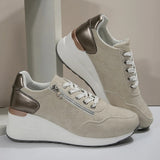 Baskets Confortables Respirantes Semelle Épaisse Style Quotidien