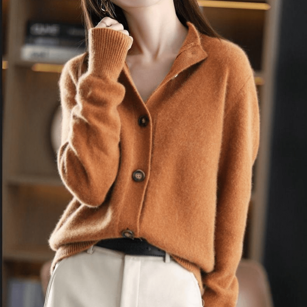 Cardigan Femme Boutonné Maille Douce – Élégance Intemporelle