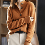 Cardigan Femme Boutonné Maille Douce – Élégance Intemporelle
