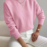 Pull Automne Léger Blanc Femme