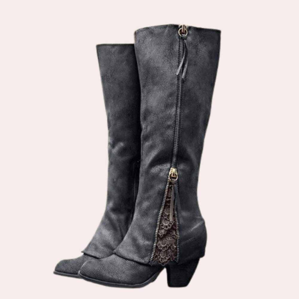 Bottes Noires Femme Élégantes