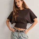 T Shirt Oversize Manches Amples Coupe Fluide Style Moderne