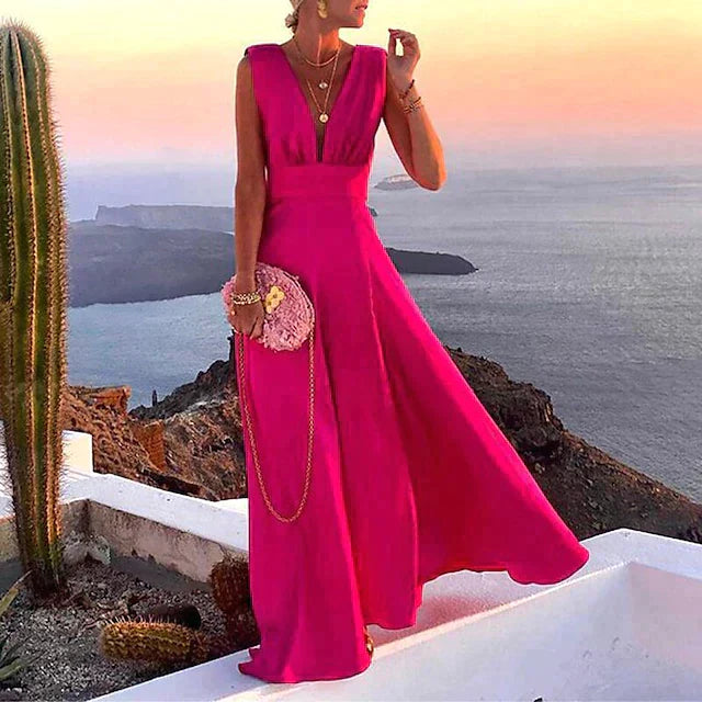 Robe Femme Longue Bohème – Robe Maxi Élégante