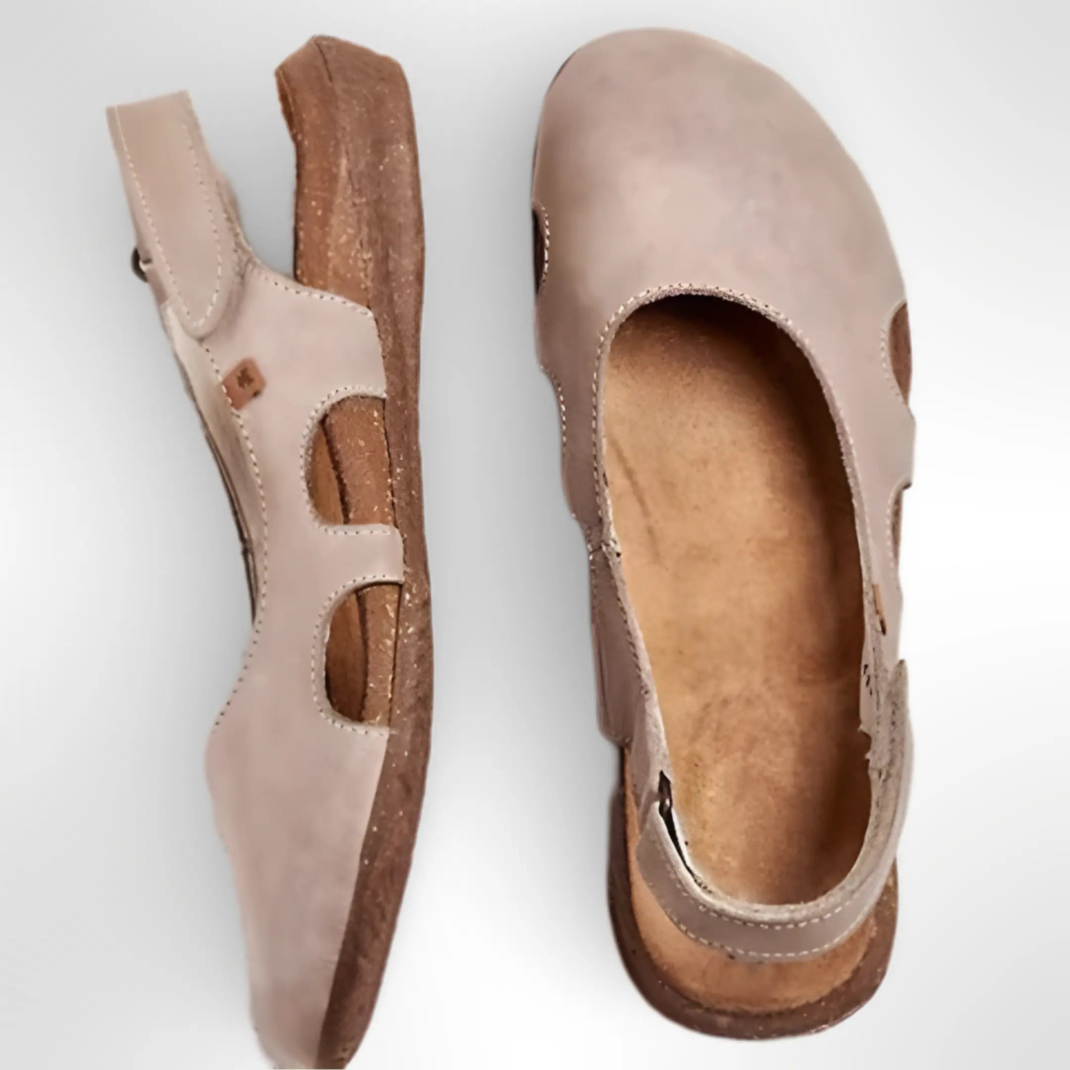 Ballerines à Bride Arrière Découpées
