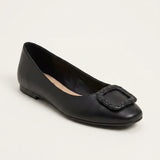 Ballerines femme en simili cuir à semelle rembourrée