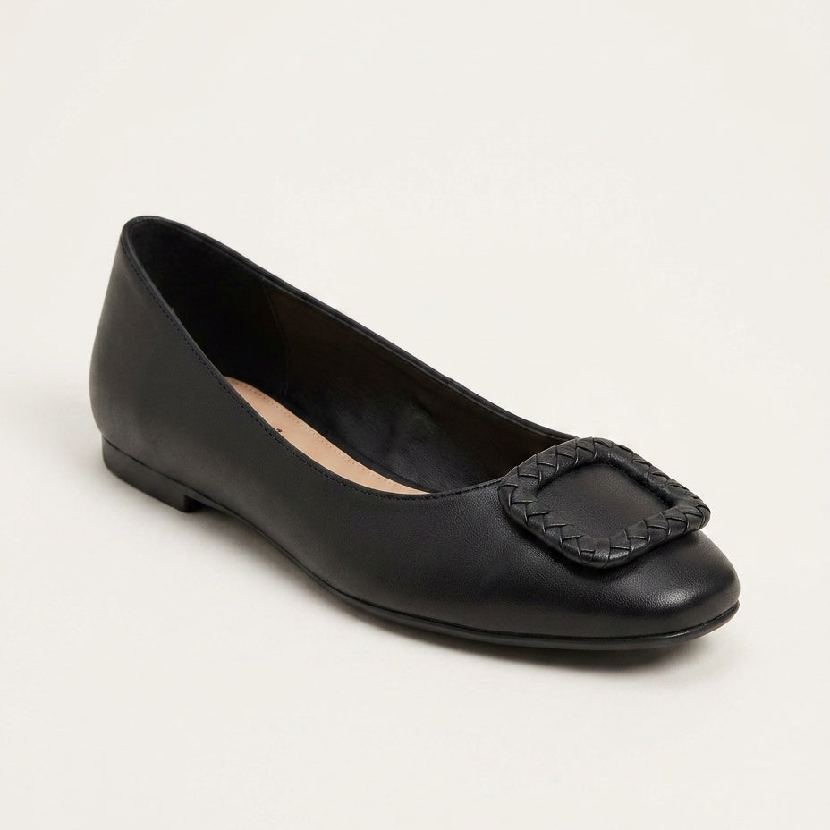 Ballerines femme en simili cuir à semelle rembourrée