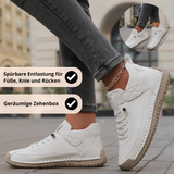 Damskie Niebieskie Sneakersy Sznurowane Z Profilowaną Podeszwą