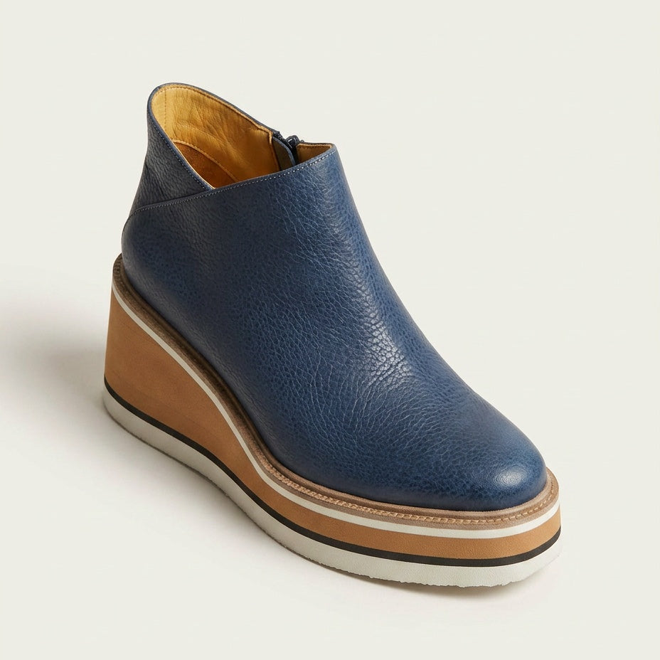 Bottines femme à plateforme et semelle rembourrée