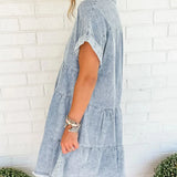 Robe Chemise Courte en Denim