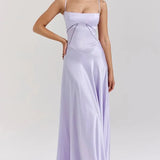 Robe Longue à Bretelles Fines