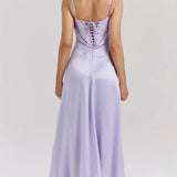 Robe Longue à Bretelles Fines