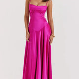 Robe Longue à Bretelles Fines