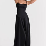 Robe Longue à Bretelles Fines