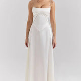 Robe Longue à Bretelles Fines