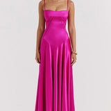 Robe Longue à Bretelles Fines