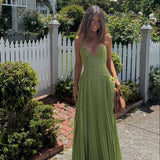 Robe Longue à Bretelles Croisées