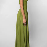 Robe Longue à Bretelles Croisées