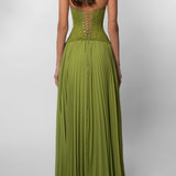 Robe Longue à Bretelles Croisées