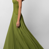 Robe Longue à Bretelles Croisées