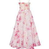 Robe Midi Bustier Fleurie