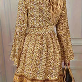 Robe Courte Portefeuille Imprimée