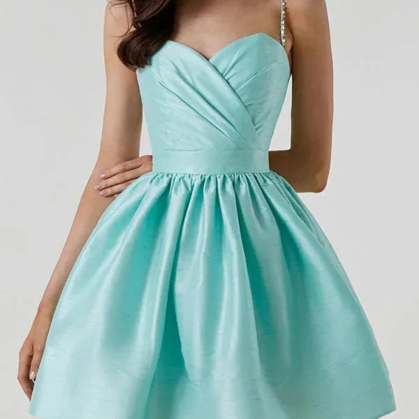 Robe Courte Bustier Évasée Élégance Princesse