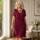 Robe Élégante Bleue Marine Femme