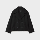Caban Court Femme Élégant – Manteau Style Marin Chic