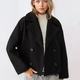 Veste Courte Femme Élégante – Manteau Style Marin Moderne