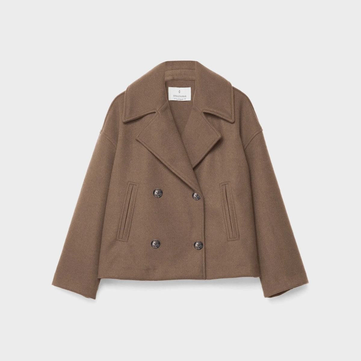 Caban Court Femme Élégant – Manteau Style Marin Chic