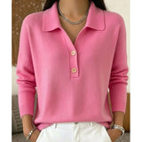 Pull Automne Léger Marron Femme