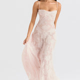 Robe Femme Longue Paillettes Élégante Soirée