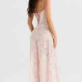 Robe Maxi Bustier Paillettes Élégance Soirée