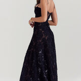 Robe Femme Longue Paillettes Élégante Soirée