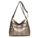 Sac bandoulière femme en cuir PU déperlant