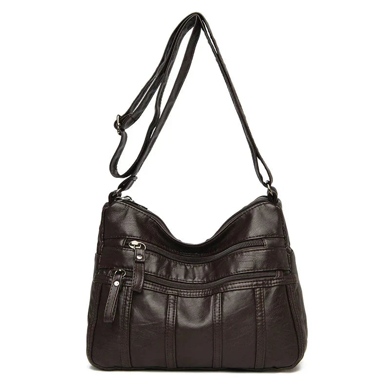 Sac bandoulière femme en cuir PU déperlant