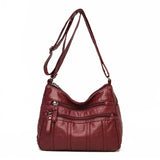 Sac bandoulière femme en cuir PU déperlant