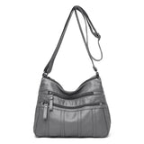 Sac bandoulière femme en cuir PU déperlant