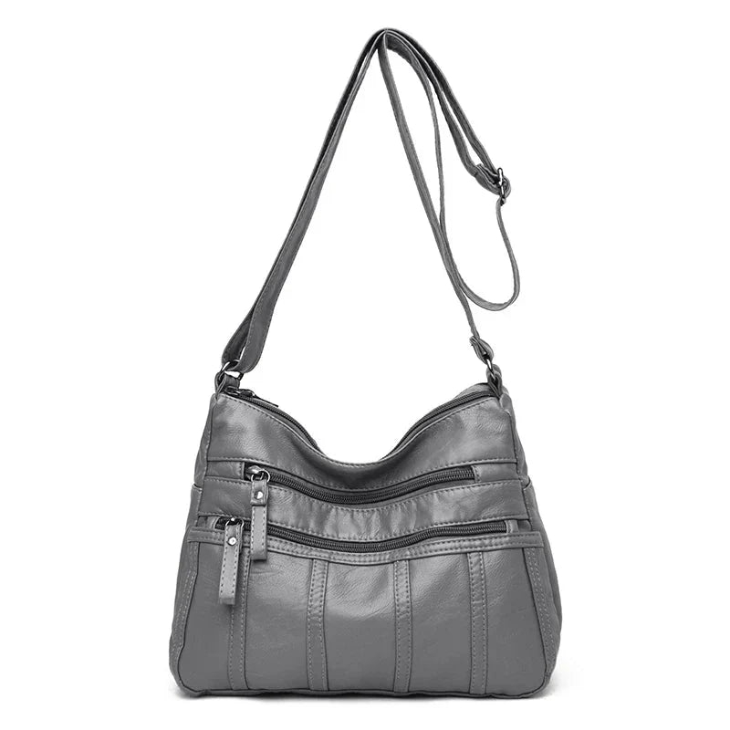 Sac bandoulière femme en cuir PU déperlant