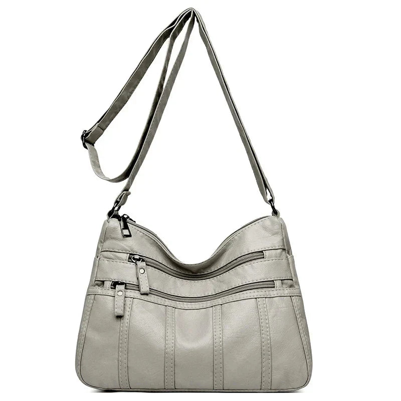 Sac bandoulière femme en cuir PU déperlant