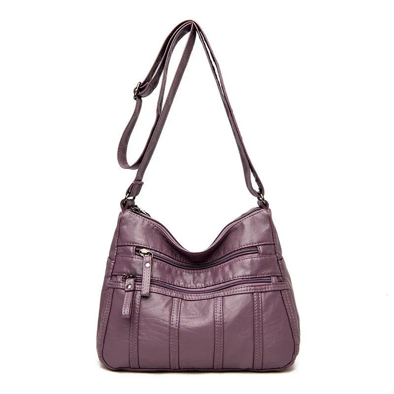 Sac bandoulière femme en cuir PU déperlant