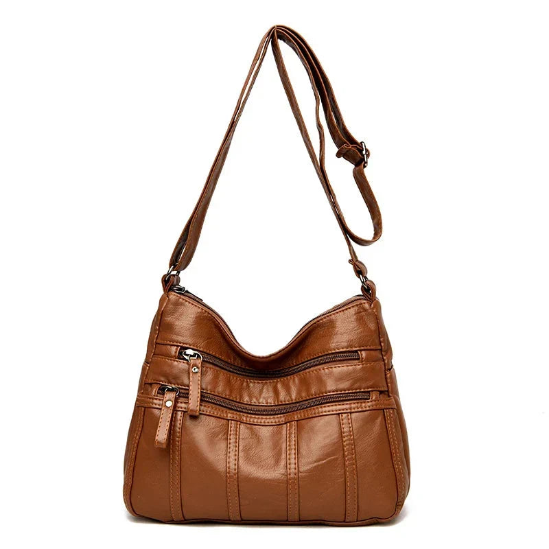 Sac bandoulière femme en cuir PU déperlant