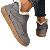 Chaussures Slip On Fourrées Confort Doux Style Casual
