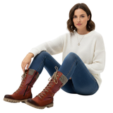 Bottes Lacées Hiver Doublure Chaude Confort Outdoor