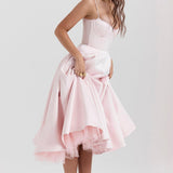 Robe Mi-Longue Verte Femme