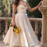 Robe Mi-Longue Verte Femme
